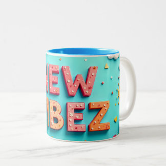 Zwei-Tone-Tasse-New Vibez Zweifarbige Tasse