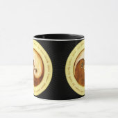 Zwei Töne Tasse Yin Yang Friedenstruppen (Zentrum)