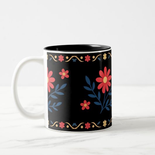 Zwei-Tone-Tasse Zweifarbige Tasse (Links)