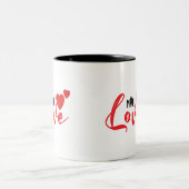 Zwei-Tone-Tasse Zweifarbige Tasse (Mittel)