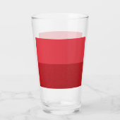 Zwei-Tone-Tomate Red Custom Glass Cup Glas (Rückseite)