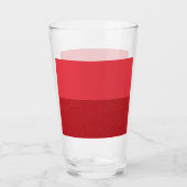 Zwei-Tone-Tomate Red Custom Glass Cup Glas (Vorderseite)