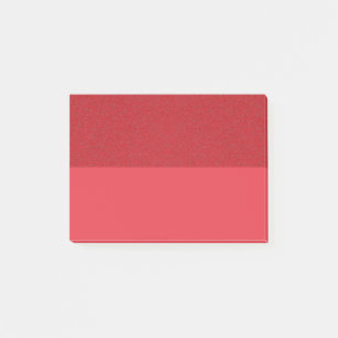 Zwei-Tone-Tomaten-Rotes Geräusch nach dem Einsetze Post-it Klebezettel