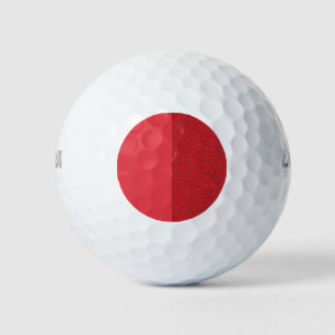 Zwei Tone Tomato Red Custom Golf Balls Golfball