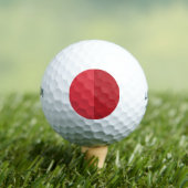 Zwei Tone Tomato Red Custom Golf Balls Golfball (Insitu T-Shirt)