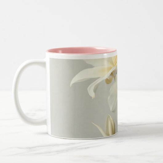 Zwei-Tone-Vanilla-Blume Tasse (Links)