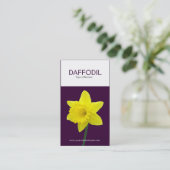 Zwei Tone Vertikaldaffodil (330033) Visitenkarte (Stehend Vorderseite)