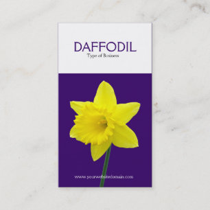 Zwei Tone Vertikaldaffodil (330066) Visitenkarte