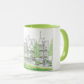 Zwei Tone Viktorianisch Zuhause Tassen (VorderseiteRechts)