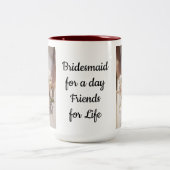 Zwei Töne Zweifarbige Tasse (Mittel)