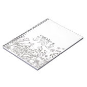 Zwei Toned Ich glaube noch an 398.2 Notebook Notizblock (Linke Seite)