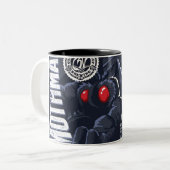 Zwei Toned Mothman-Tasse Zweifarbige Tasse (Vorderseite Links)