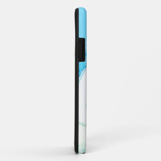 Zwei Tonen (aquamarin) Case-Mate iPhone Hülle (Hinten/Rechts)