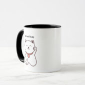 Zwei-Tonen-Cat-Kaffee-Cup Tasse (Vorderseite Links)
