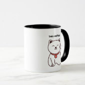 Zwei-Tonen-Cat-Kaffee-Cup Tasse (VorderseiteRechts)