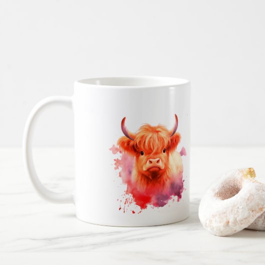 Zwei-Tonen-Cup/Tasse, 15 oz Kaffeetasse (Mit Donut)