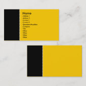 Zwei Tonen - gepunktete Linie Visitenkarte (Vorne/Hinten)