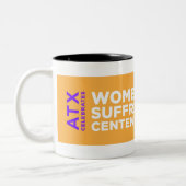 Zwei-Tonen-KAFFEE-TASSE Zweifarbige Tasse (Links)