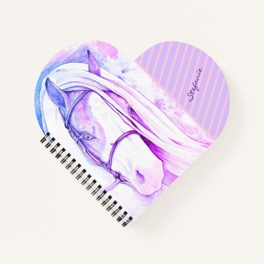 Zwei Tonen (lila) Notizblock (Vorderseite)