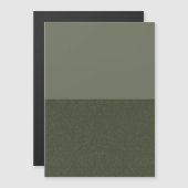 Zwei-Tonen-Maus-Green-Thin-Magnetkarte - Anpassen Magneteinladung (Vorne/Hinten)