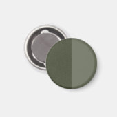 Zwei-Tonen-Moos-Grün-Moderne-Magnet - individuell  Magnet (Vorderseite/Rückseite)