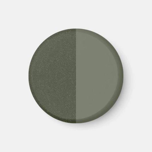 Zwei-Tonen-Moos-Grün-Moderne-Magnet - individuell  Magnet (Vorne)