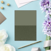 Zwei-Tonen-Moos-grüne Acrylsäure - individuell anp Acryleinladungen (In Situ (Hochzeit))