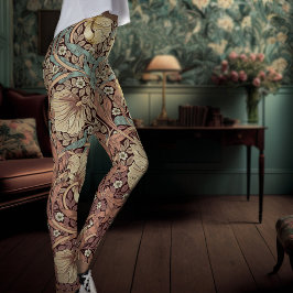 Zwei-Tonen-Pimnel Dusty Pink & Blue Morris Leggings