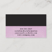 Zwei Tonen | Schere Visitenkarte (Rückseite)