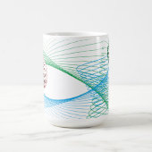 Zwei-Tonen-Tasse, 11 oz Kaffeetasse (Mittel)