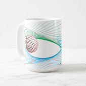 Zwei-Tonen-Tasse, 11 oz Kaffeetasse (Vorderseite Links)