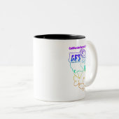 Zwei-Tonen-Tasse, 11 oz Zweifarbige Tasse (VorderseiteRechts)