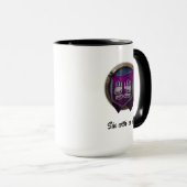 Zwei-Tonen-Tasse, 15 oz Tasse (VorderseiteRechts)