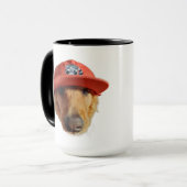 Zwei-Tonen-Tasse, 15 oz Tasse (Vorderseite Links)