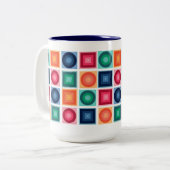 Zwei-Tonen-Tasse, 15 oz Zweifarbige Tasse (Vorderseite Links)