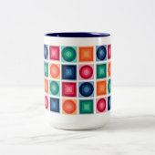 Zwei-Tonen-Tasse, 15 oz Zweifarbige Tasse (Mittel)