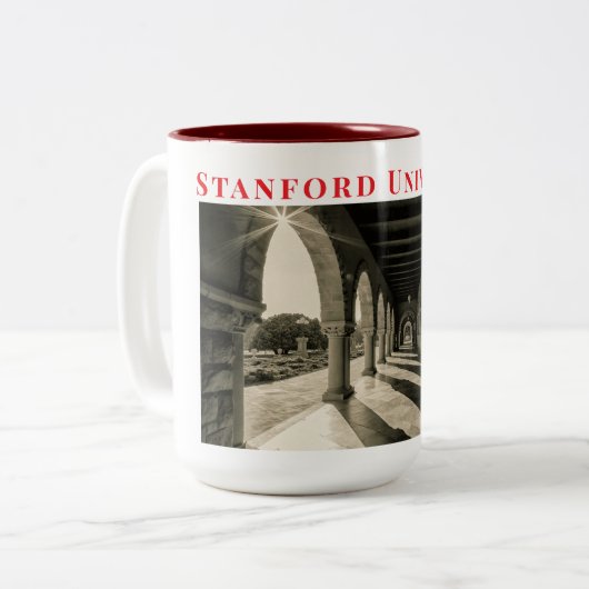 Zwei-Tonen-Tasse, 15 oz Zweifarbige Tasse (Vorderseite Links)