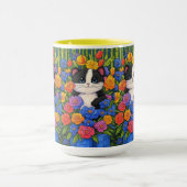 Zwei-Tonen-Tasse, Blumenbecher Tasse (Zentrum)