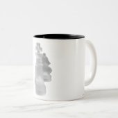 Zwei-Tonen-Tasse-Schach Zweifarbige Tasse (VorderseiteRechts)