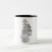 Zwei-Tonen-Tasse-Schach Zweifarbige Tasse (Mittel)