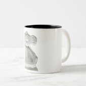 Zwei-Tonen-Tasse-Schach Zweifarbige Tasse (VorderseiteRechts)