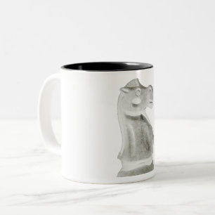 Zwei-Tonen-Tasse-Schach Zweifarbige Tasse