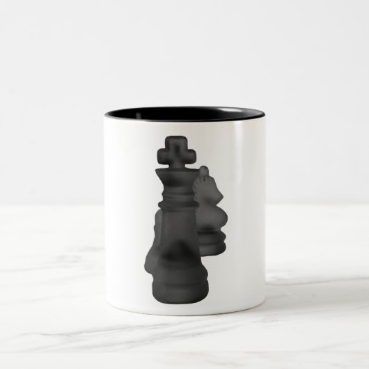 Zwei-Tonen-Tasse-Schach Zweifarbige Tasse (Mittel)