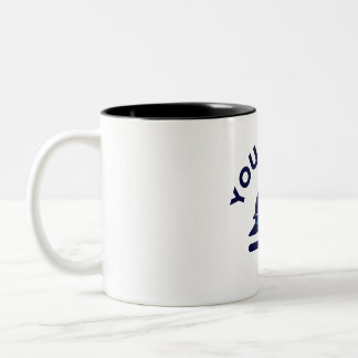 Zwei-Tonen-Tasse - Schwarz Zweifarbige Tasse
