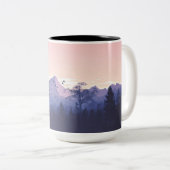 Zwei-Tonen-Tasse Zweifarbige Tasse (VorderseiteRechts)