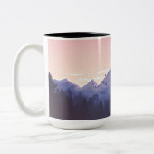 Zwei-Tonen-Tasse Zweifarbige Tasse (Links)