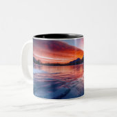 Zwei-Tonen-Tasse Zweifarbige Tasse (Vorderseite Links)