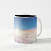Zwei-Tonen-Tasse Zweifarbige Tasse (VorderseiteRechts)