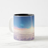 Zwei-Tonen-Tasse Zweifarbige Tasse (Vorderseite Links)