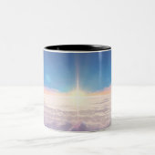 Zwei-Tonen-Tasse Zweifarbige Tasse (Mittel)